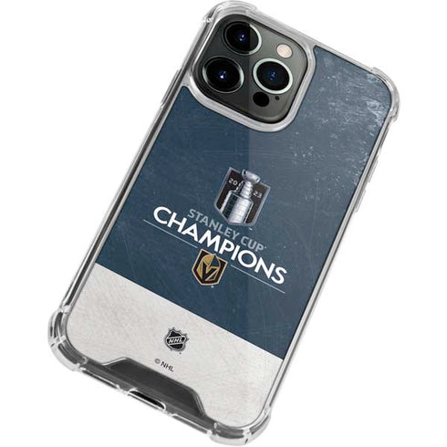 NHL Stanley Cup Champions 2023: Vegas Golden Knights iPhone 13 Pro Max Clear Case
